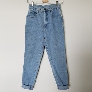 Vintage high rise blue jeans